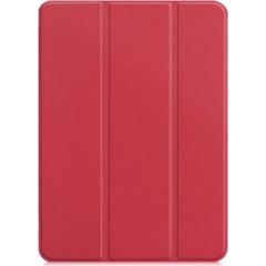 iLike   IdeaTab M10 Plus 10.6 3rd Gen TB125 / TB128 Tri-Fold Eco-Leather Stand Case Coral Pink