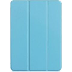 iLike Galaxy Tab S9 FE Plus Tri-Fold Eco-Leather Stand Case  Sky Blue