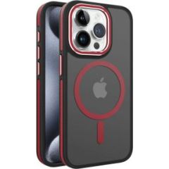 iLike iPhone 15 Pro DUAL METAL FRAME MAGSAFE CASE Apple Red