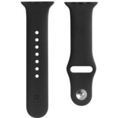 Evelatus Apple Watch 42/44/45mm Silicone Loop (140mm M/L)  Black