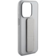 iLike iPhone 15 Silicone Case with stand Apple Silver