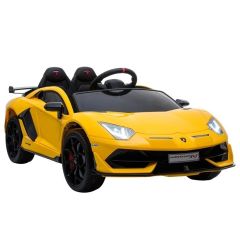 Lean Cars Lamborghini Aventador Electric Ride On Car - Yellow