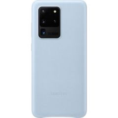 Samsung Galaxy S20 Ultra Leather Cover Samsung Sky Blue