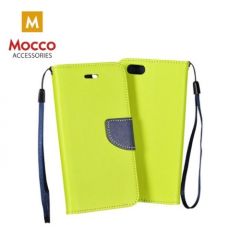 Mocco Smart Fancy Book Case Grāmatveida Maks Telefonam Samsung A730 Galaxy A8 Plus (2018) Zaļš - Zils