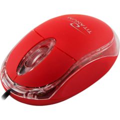 Esperanza TM102R Titanium Wired mouse (red)
