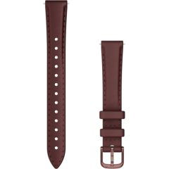 Garmin watch strap Lily 2 Leather, mulberry/dark bronze