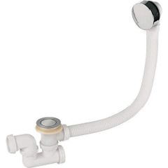 Wirquin vannas sifons ar izplūdi Quick Clac, d=40/43 mm, 800 mm, plastmasa, balts/hroms Sifoni