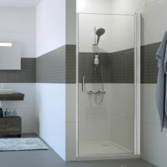 Huppe dušas durvis Classics 2, 980 mm, h=2000, hroms/caurspīdīgs stikls AP