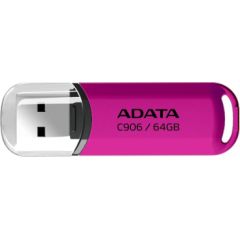 MEMORY DRIVE FLASH USB2 64GB/PINK AC906-64G-RPP A-DATA
