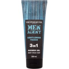 Dermacol Men Agent / Gentleman Touch 250ml 3in1 Dušas želejas ķermenim