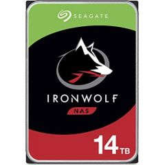 Seagate IronWolf HDD NAS 14TB 3.5" 7200RPM SATA3 256MB 6Gb/s Iekšējais cietais disks