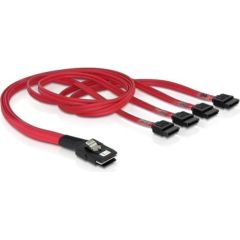 CABLEDelock SFF 8087 - SATA x4, 0.5m, (83057) Jaunumi - Datori