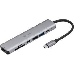 ADAPTER TRACER A-2, USB Type-C  HDMI 4K, USB 3.0, PDW 60W