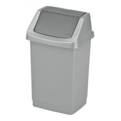 Curver Atkritumu spainis Click-it 15L sudraba Atkritumu tvertnes