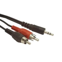 Gembird audio cable JACK 3,5mm M / 2x RCA (CINCH) M 2.5M