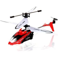 SYMA S5 Helikopters ar žiroskopu stabilizatoru / LED / Sarkans