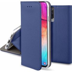 Fusion Magnet Case Grāmatveida Maks Priekš Samsung A202 Galaxy A20e Zils