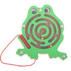 RoGer Шариковый магнитный лабиринт c LED Лягушка Зеленая