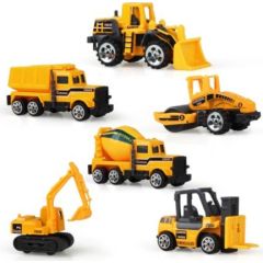 RoGer Celtniecības Mašīnu Komplekts 6 gab. Attīstošās spēles