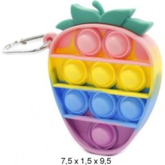 Mocco Bubble Pop Antistresa Rotaļlieta / Atslēgu piekariņš / Ananāss- Daudzkrāsaina