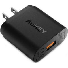 AUKEY PA-T9 mobile device charger Universal Black AC, DC, USB Fast charging Indoor