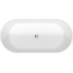 Duravit vanna D-Neo, 1600x750 mm, brīvstāvoša, ar paneļiem un rāmi, balta DuroCast® Plus