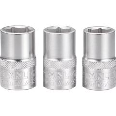Uzgriežņa galviņu komplekts Stanley FMMT17093-0; 1/2'; 14-16 mm; 3 gab. Mehāniskie instrumenti