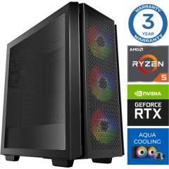 INTOP AQUA Ryzen 5 7600X 16GB DDR5 1TB SSD M.2 NVME RTX3050 6GB no-OS