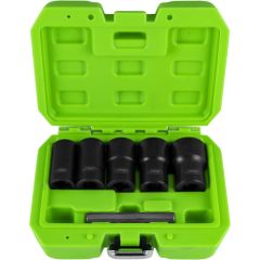 Speciālo muciņu komplekts aprautām skrūvju galvām 1/2" 17 27mm, JBM Specinstrumenti