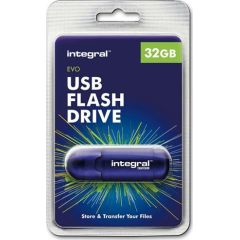 Pendrive Integral USB Flash Drive EVO Blue 32GB (INFD32GBEVOBL)