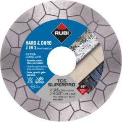 Dimanta griešanas disks Rubi TGS 115 SUPER PRO; 115 mm