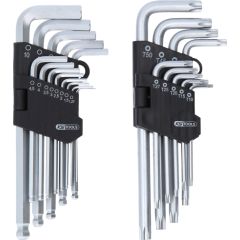 Atslēgu komplekts KS Tools Torx; 22 gab. Mehāniskie instrumenti