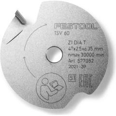 Priekšzāģis Festool 577082; 47x6,35 mm; Z1