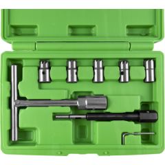 Frēžu komplekts sprauslu sēžām, 7gab., JBM Dzinēja remonta instrumenti