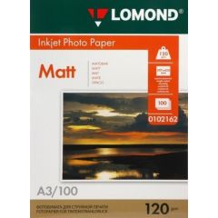 Lomond Photo Inkjet Paper Matte 120 g/m2 A3, 100 sheets