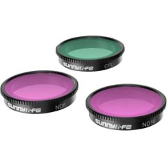 Set of 3 filters CPL+ND8+ND16 Sunnylife for Insta360 GO 3/2