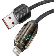 Toocki Charging Cable A-L, 1m, 12W (Black)
