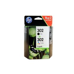 Hewlett-packard HP Ink No.302 Black + Color (X4D37AE) Tintes printeru izejmateriāli