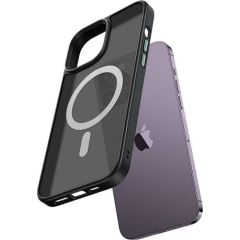 Magnetic case McDodo Crystal for iPhone 14 Pro Max (black)