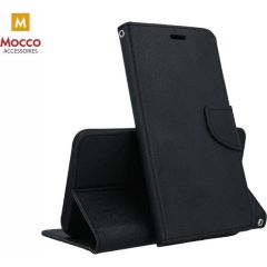 Mocco Fancy Book Case Grāmatveida Maks Telefonam Apple iPhone 12 / iPhone 12 Pro Melns