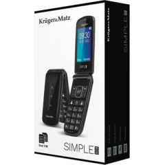 Kruger&matz MaxCKruger & Matz Phone for seniors KM0929 7,11 cm (2,8") 108,5 g Black