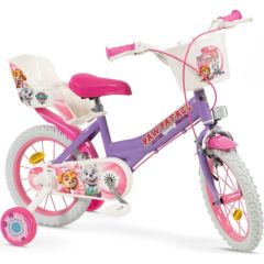 Children's Bike 14" Paw Patrol Purple 1480 Girl TOIMSA