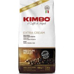 Kafijas pupiņas Kimbo Extra Cream 1 kg