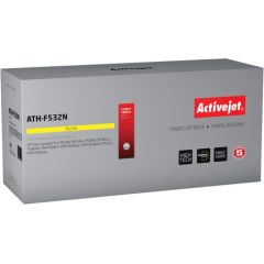 Activejet ATH-F532N toner (replacement for HP 205A CF532A; Supreme; 900 pages; yellow) Lāzerprinteru izejmateriāli