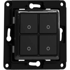 Shelly wall switch 4 button (black)