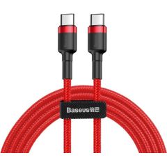 Baseus Cafule Cable USB-C PD 2.0 QC 3.0 60W 1m (Red)