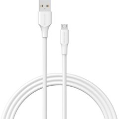 USB 2.0 Male to Micro-B Male 2A 1m Vention CTIWF (white)
