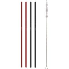 Lamart Set of stainless steel straws LT7054