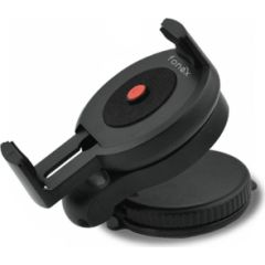 Univers. Car Holder Orbit Suc.Cup,360°Rot up to 6" By Fonex Black