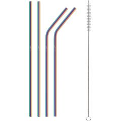 Set of stainless steel straws Lamart LT7053